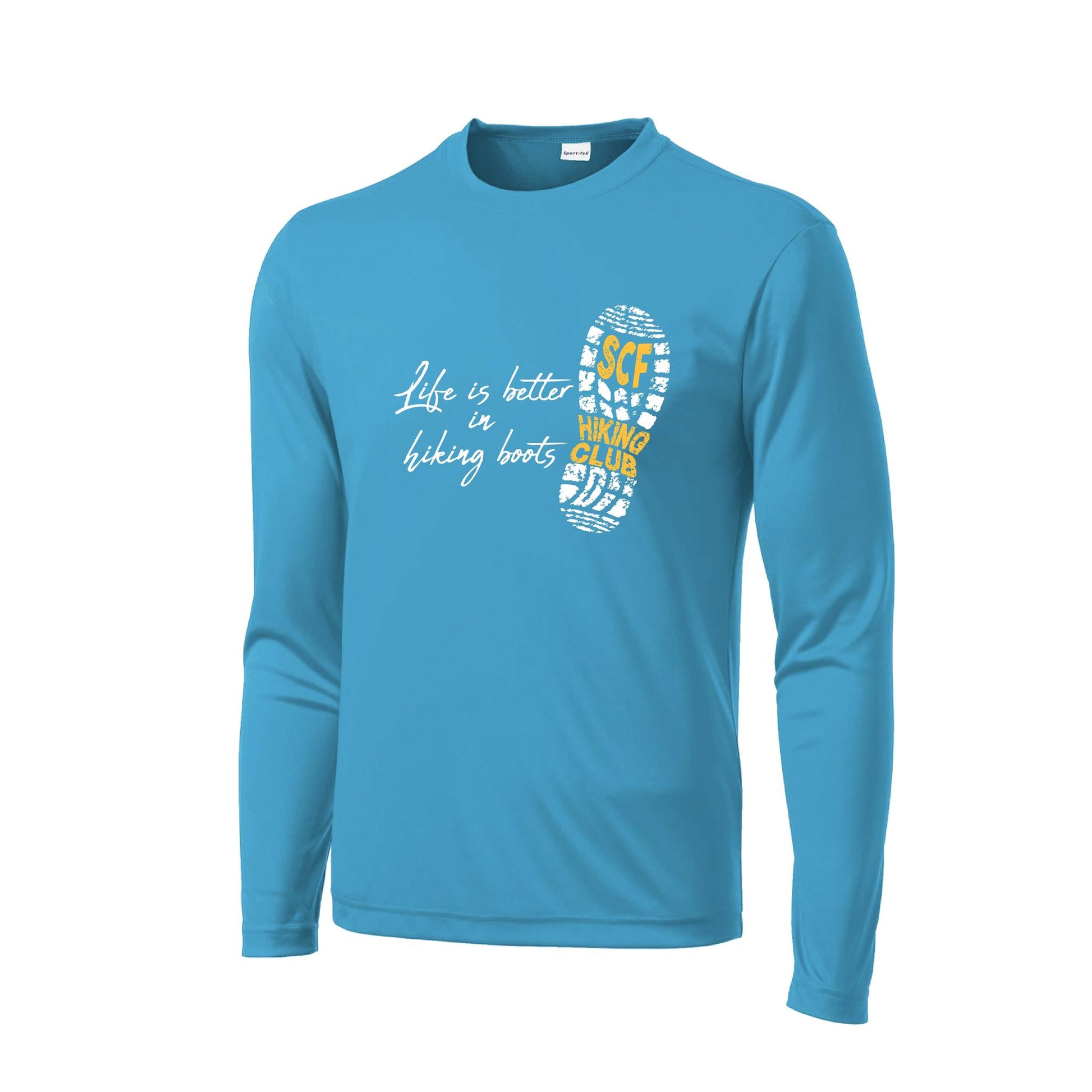 Sun City Festival Hiking Club | Clearance Men's Long Sleeve Athletic Performance T-Shirt | 100% Polyester