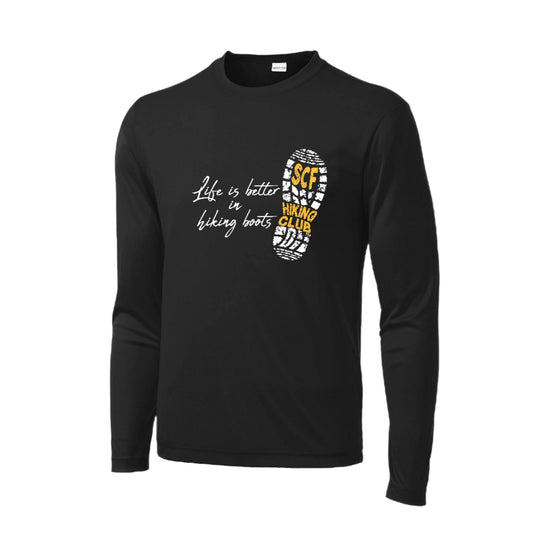 Sun City Festival Hiking Club | Clearance Men's Long Sleeve Athletic Performance T-Shirt | 100% Polyester