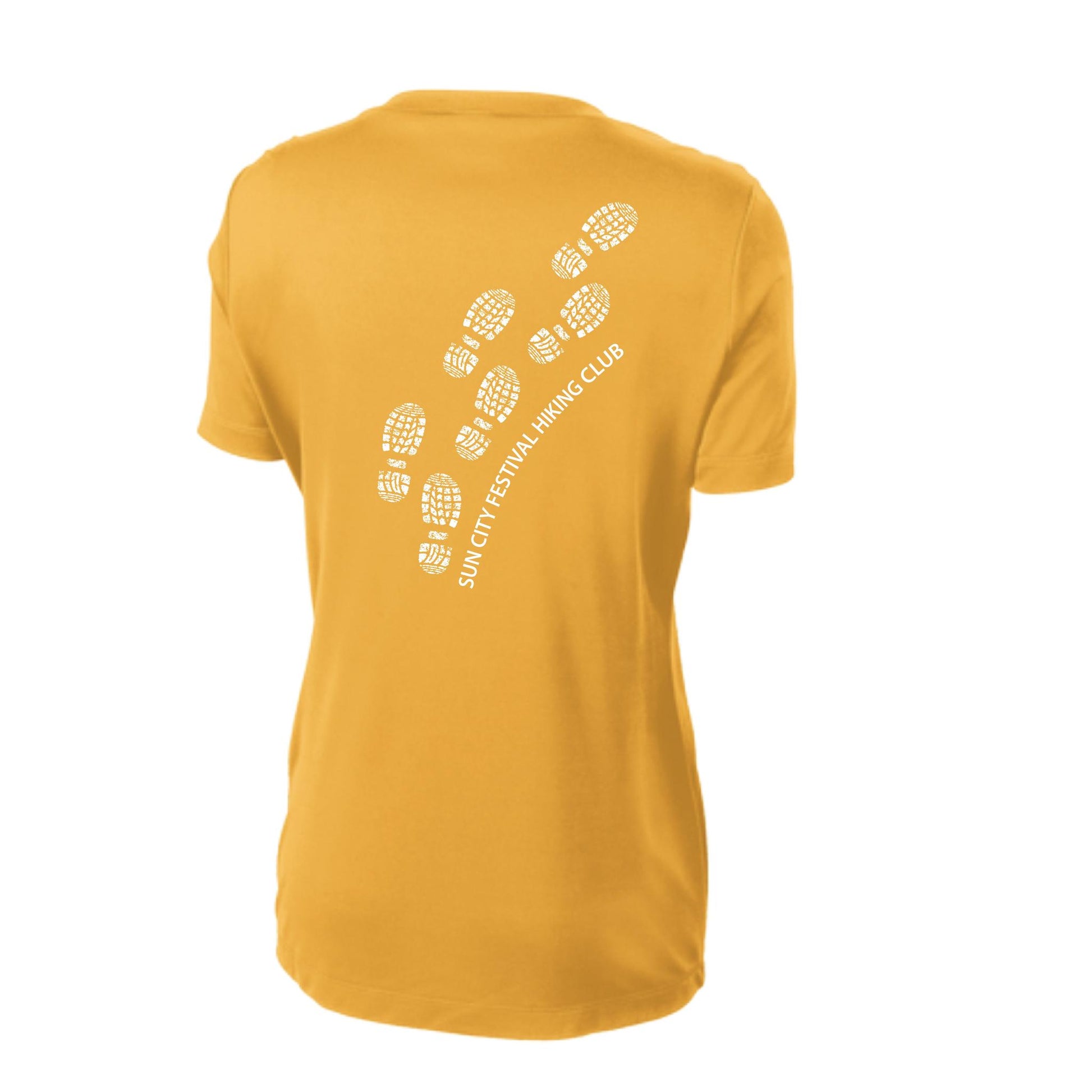 Sun City Festival Hiking Club | Women’s Short Sleeve Crewneck Hiking Performance T-Shirts | 100% Polyester