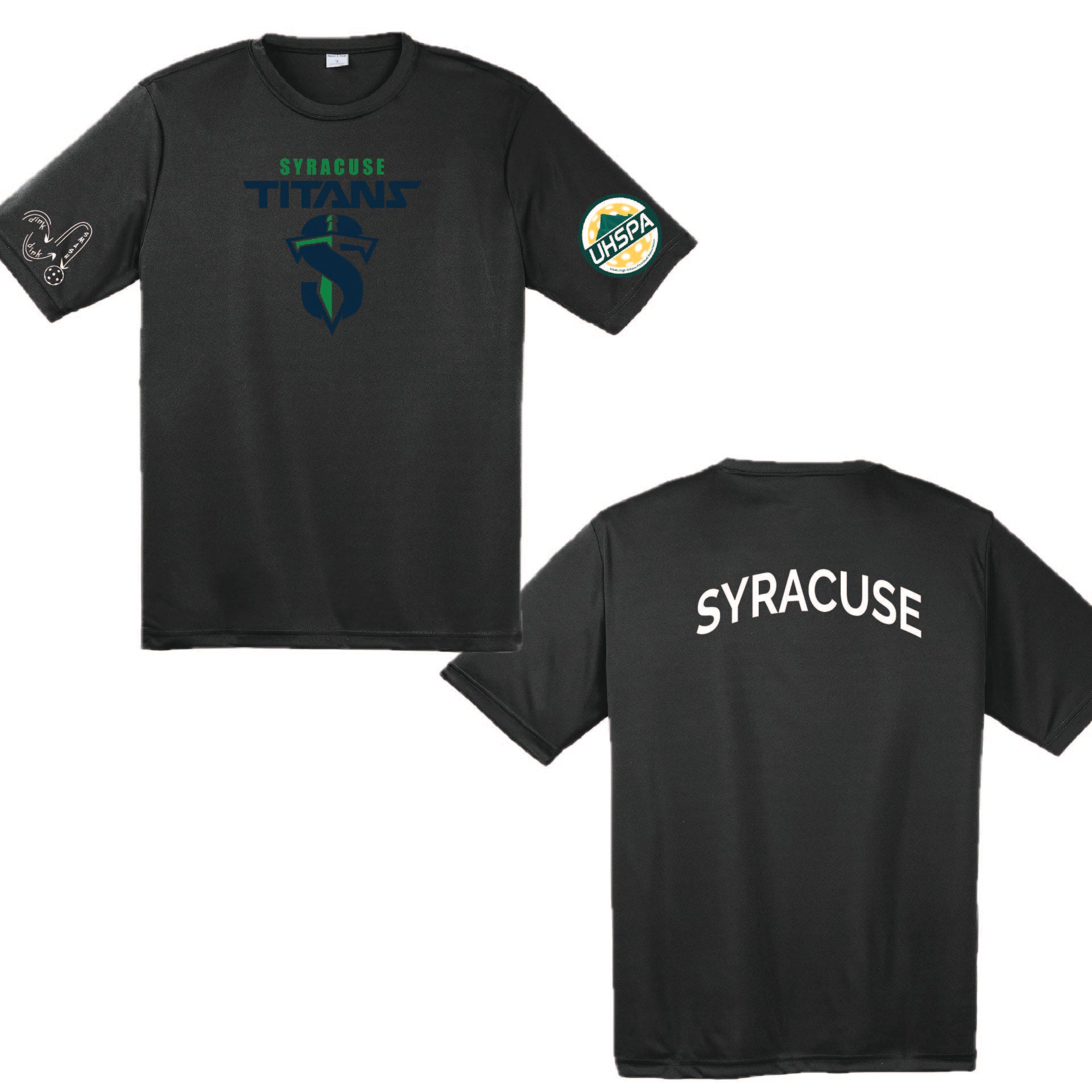 Syracuse High USHPA | Men's Short Sleeve Crewneck T-Shirts | 100% Polyester