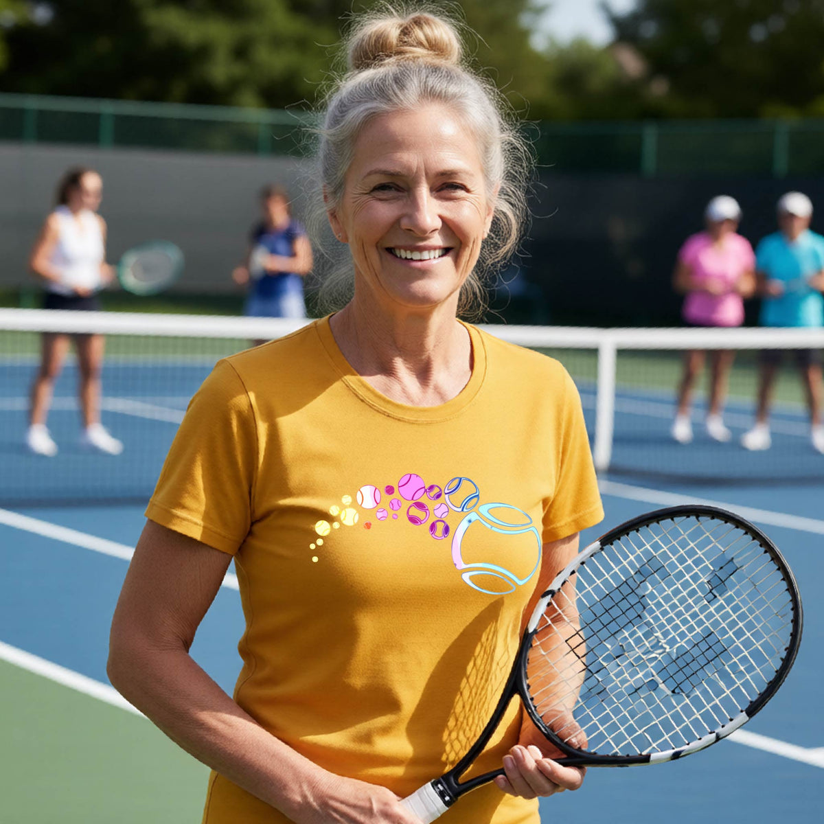 Women's Athletic Tennis Tee – Performance Shirt for Tennis Players - Short-Sleeve