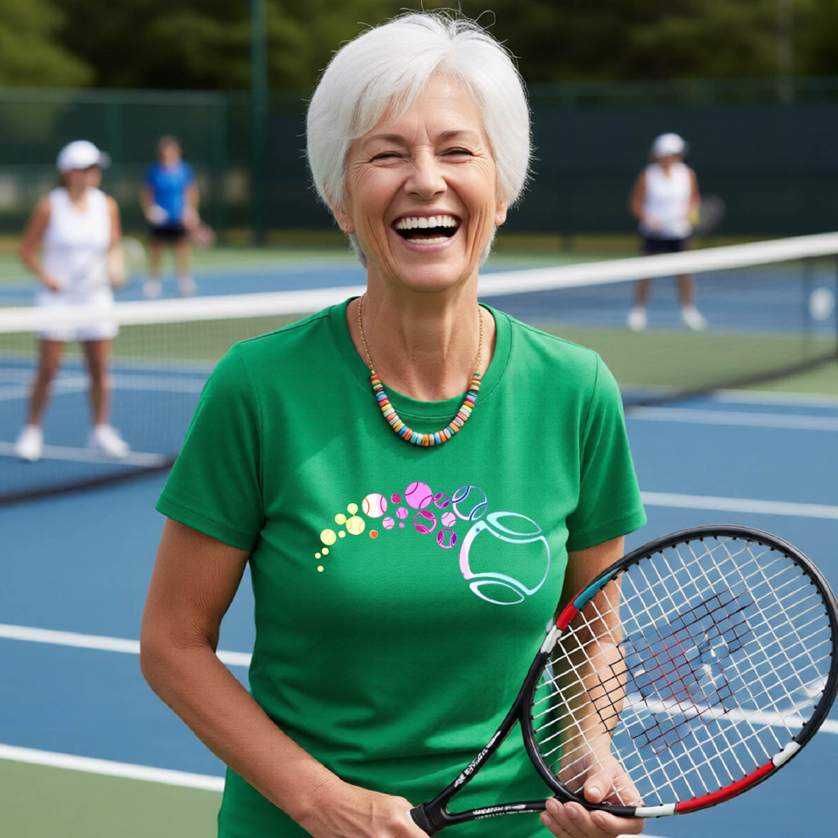 Women's Athletic Tennis Tee – Performance Shirt for Tennis Players - Short-Sleeve