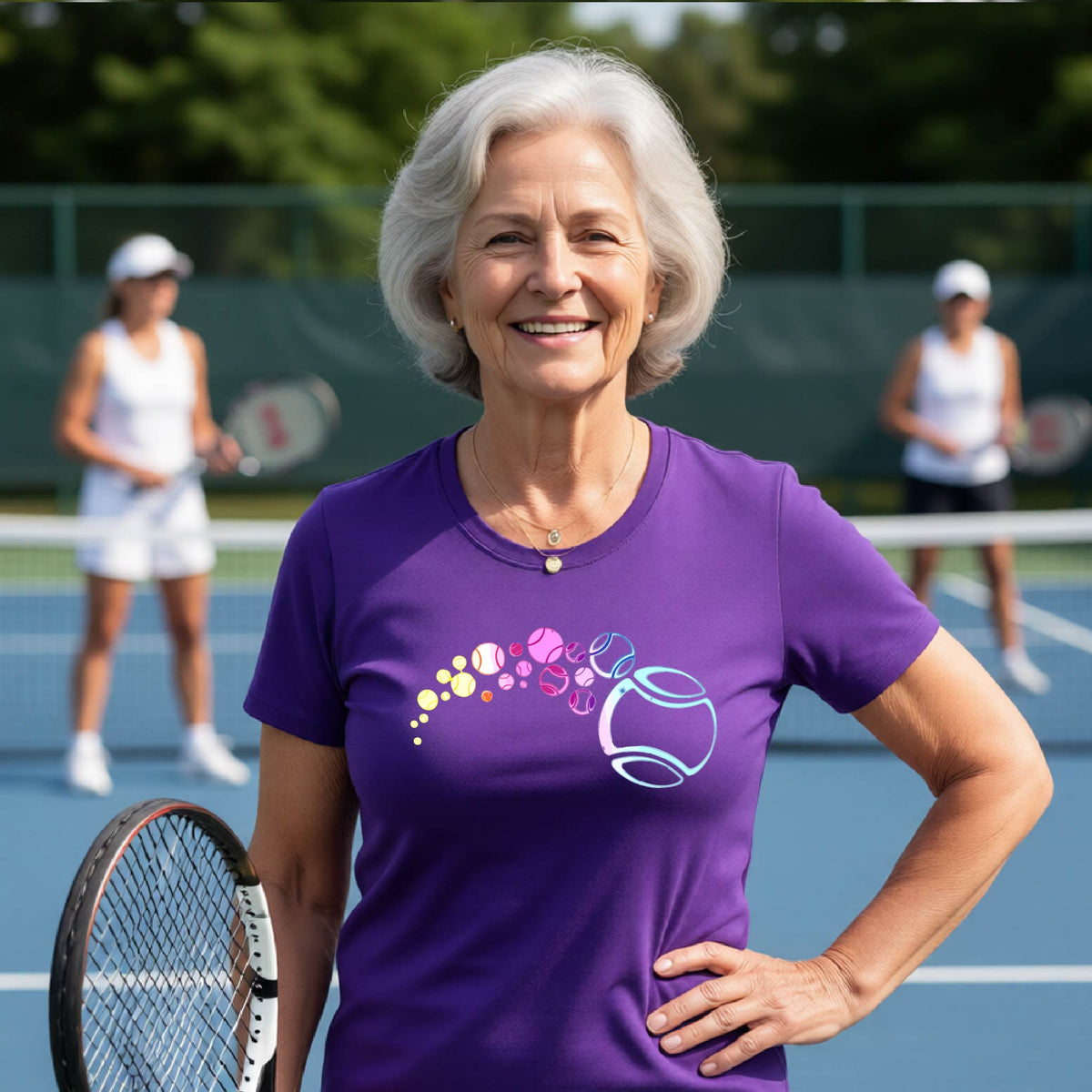Women's Athletic Tennis Tee – Performance Shirt for Tennis Players - Short-Sleeve
