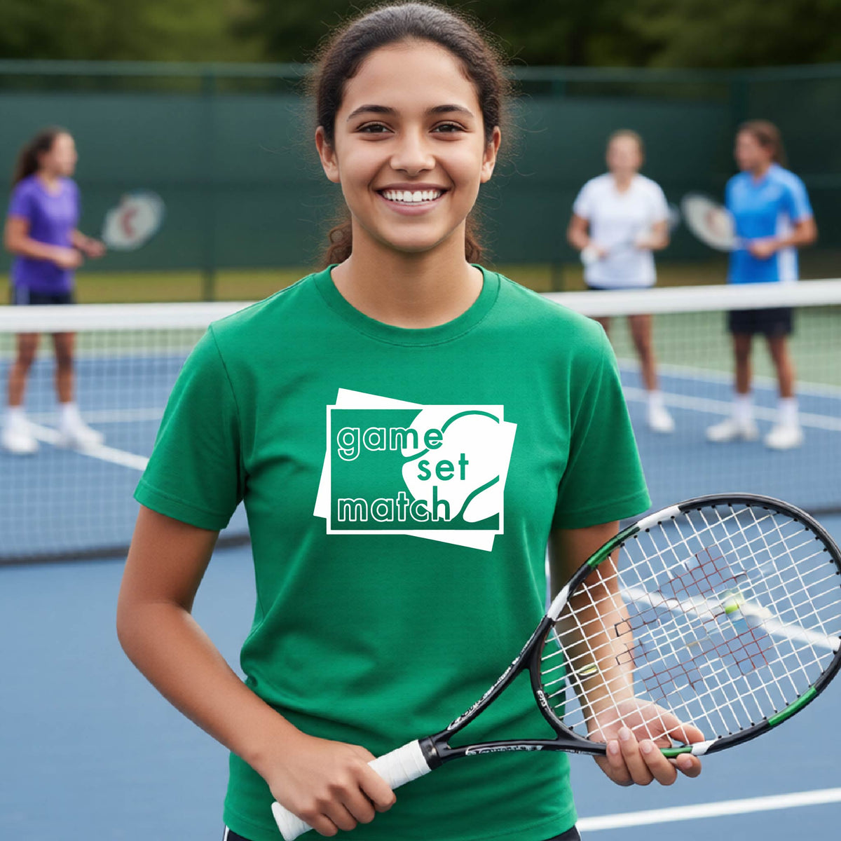 Youth Tennis Performance Shirt – Athletic Tennis Tee for Kids - Short-Sleeve