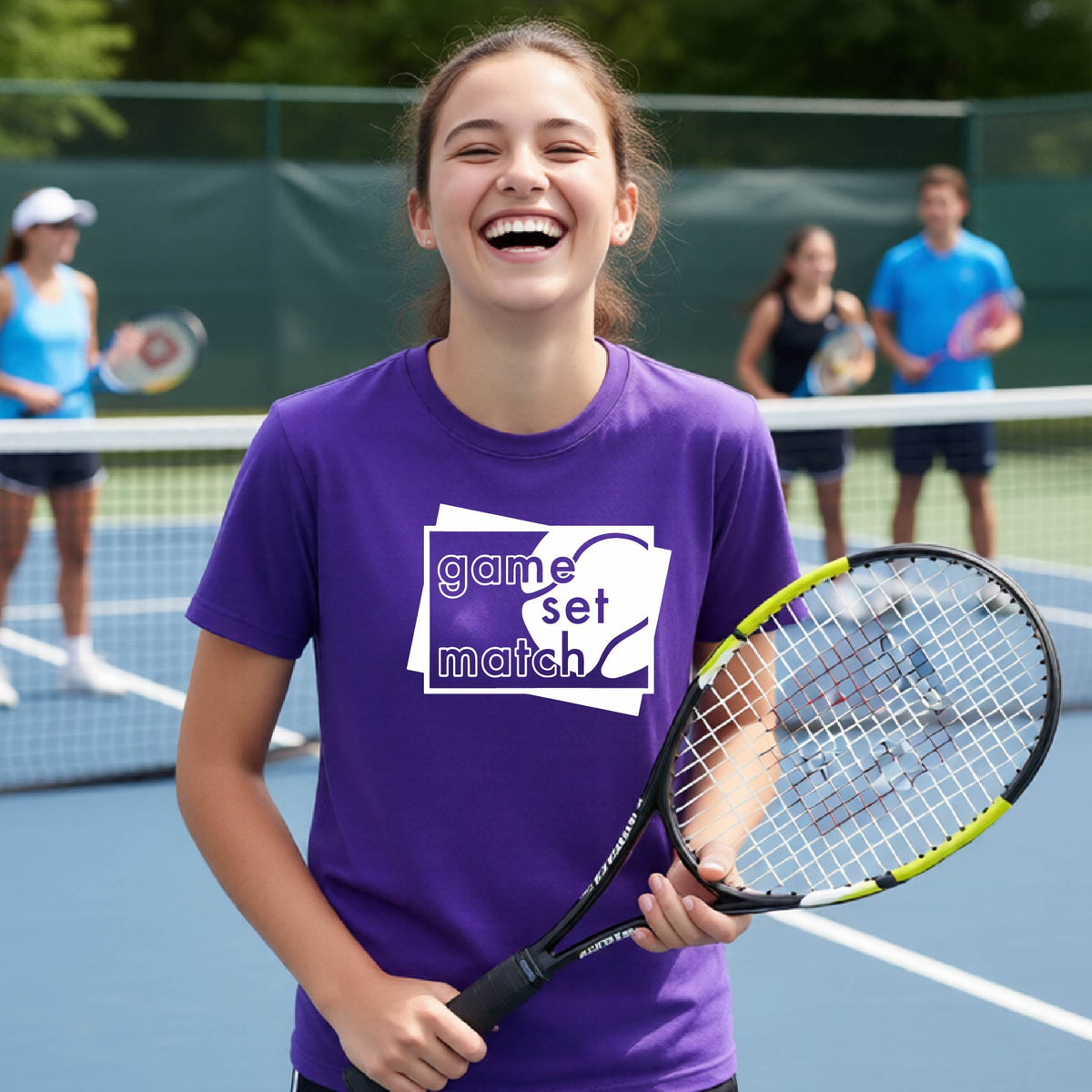Youth Tennis Performance Shirt – Athletic Tennis Tee for Kids - Short-Sleeve