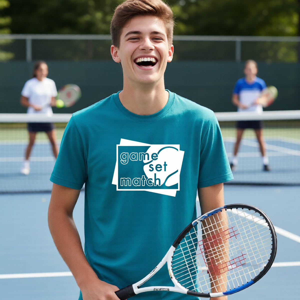 Youth Tennis Performance Shirt – Athletic Tennis Tee for Kids - Short-Sleeve