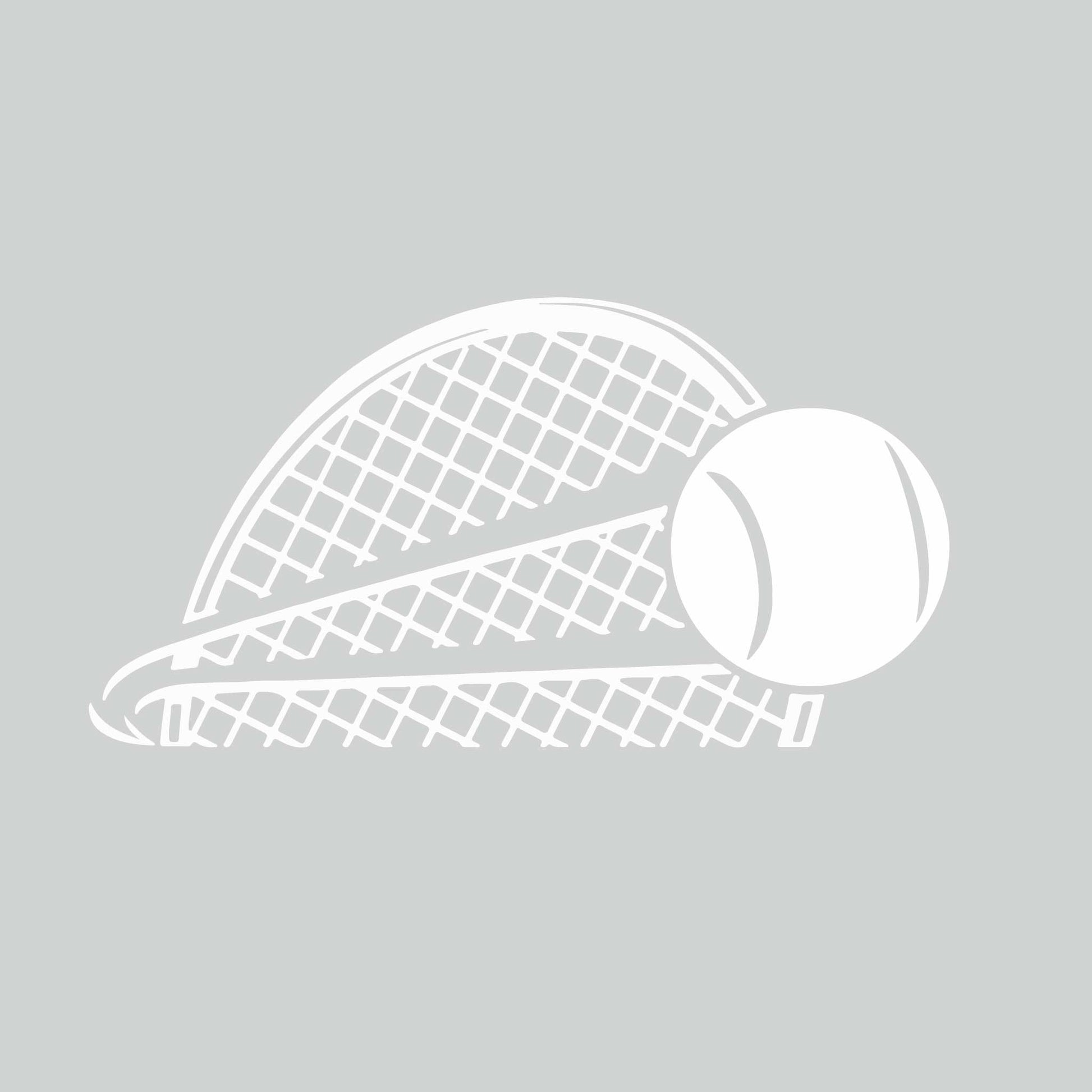 Tennis Half Racquet | Men's Sleeveless Athletic Tennis Performance T-Shirt | 100% Polyester