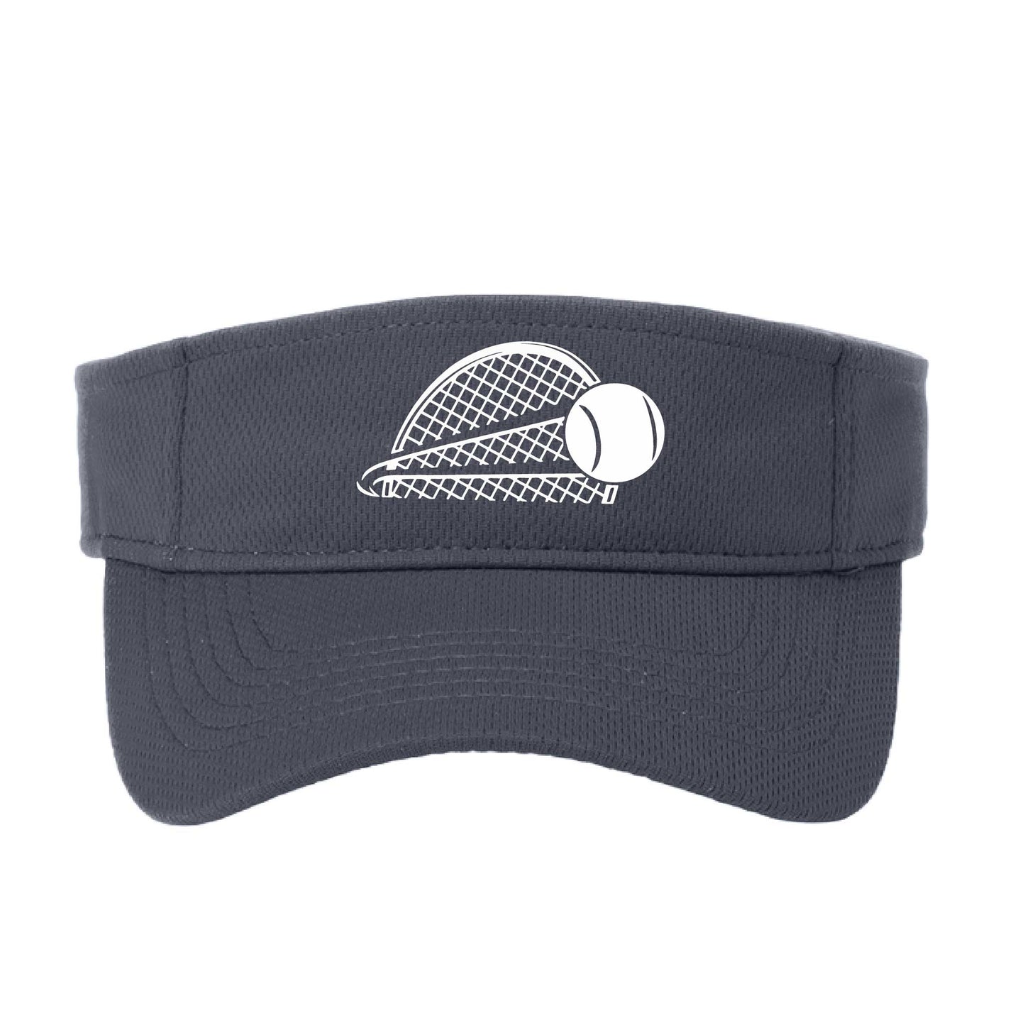 Half Racquet | Tennis Visors | Moisture Wicking 100% Polyester