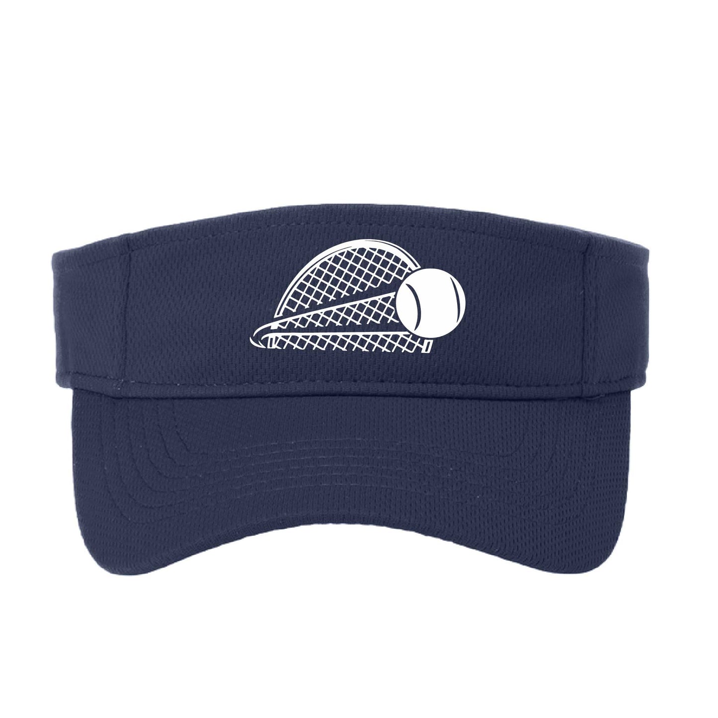 Half Racquet | Tennis Visors | Moisture Wicking 100% Polyester