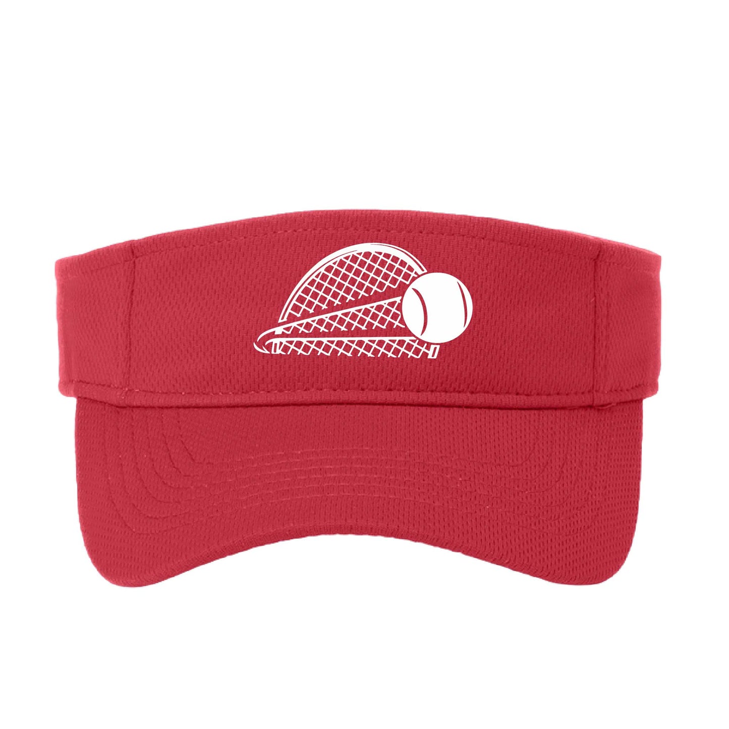 Half Racquet | Tennis Visors | Moisture Wicking 100% Polyester