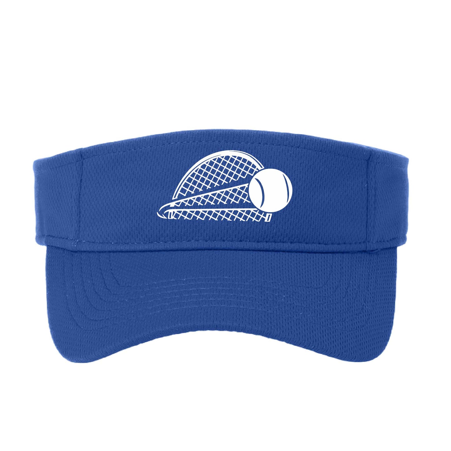 Half Racquet | Tennis Visors | Moisture Wicking 100% Polyester