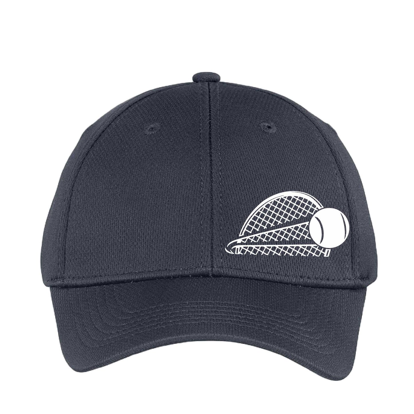 Half Racquet | Tennis Hat | Moisture-Wicking 100% Polyester