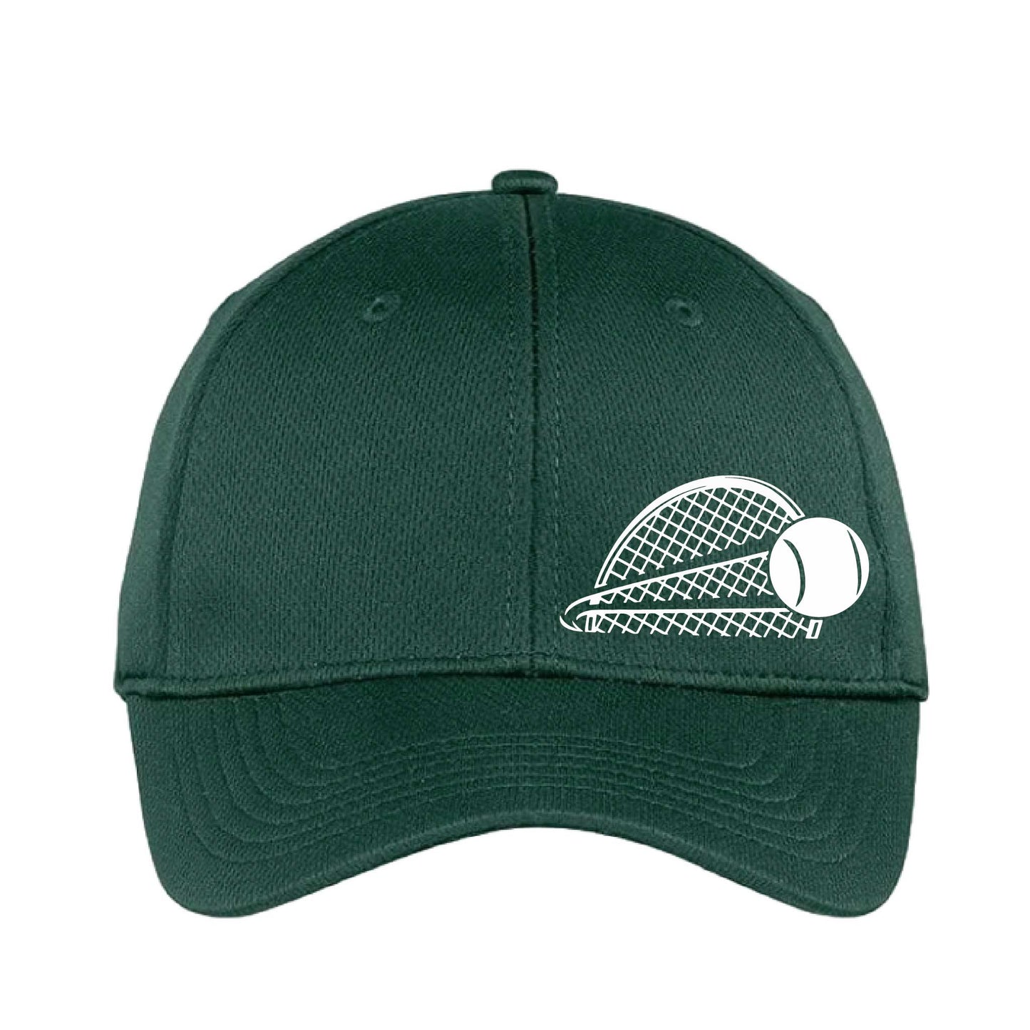 Half Racquet | Tennis Hat | Moisture-Wicking 100% Polyester
