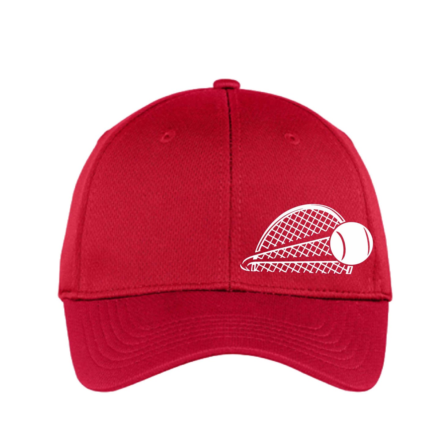 Half Racquet | Tennis Hat | Moisture-Wicking 100% Polyester