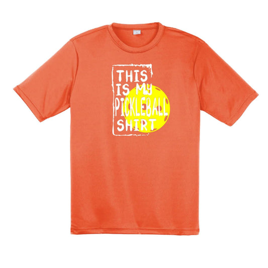This Is My Pickleball Shirt | Men’s Short Sleeve Athletic Performance T-Shirts | 100% Polyester