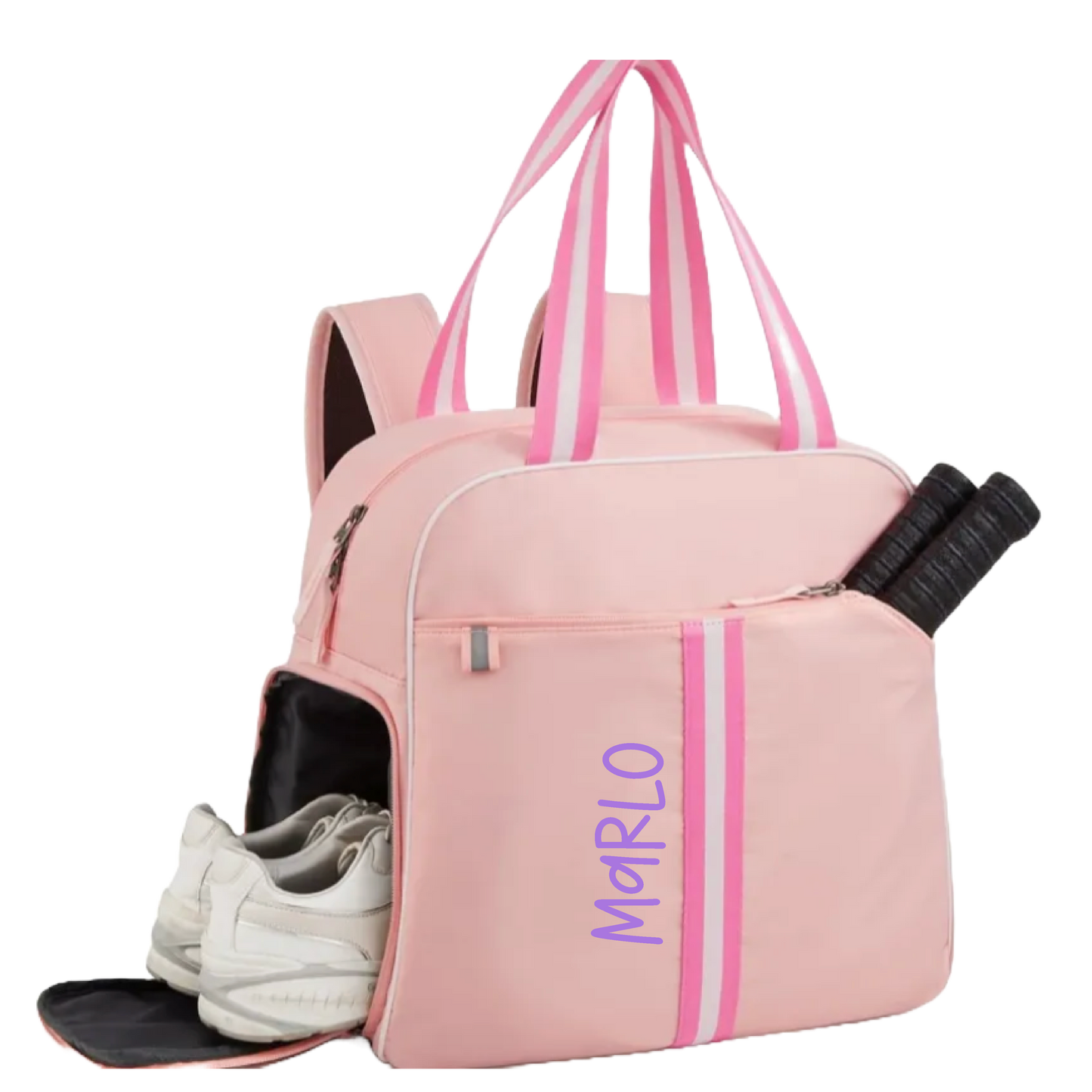 Timeless Pickleball Bag | Personalized Pickleball and Paddle Sports Bag | Large Size Court Tote Bag