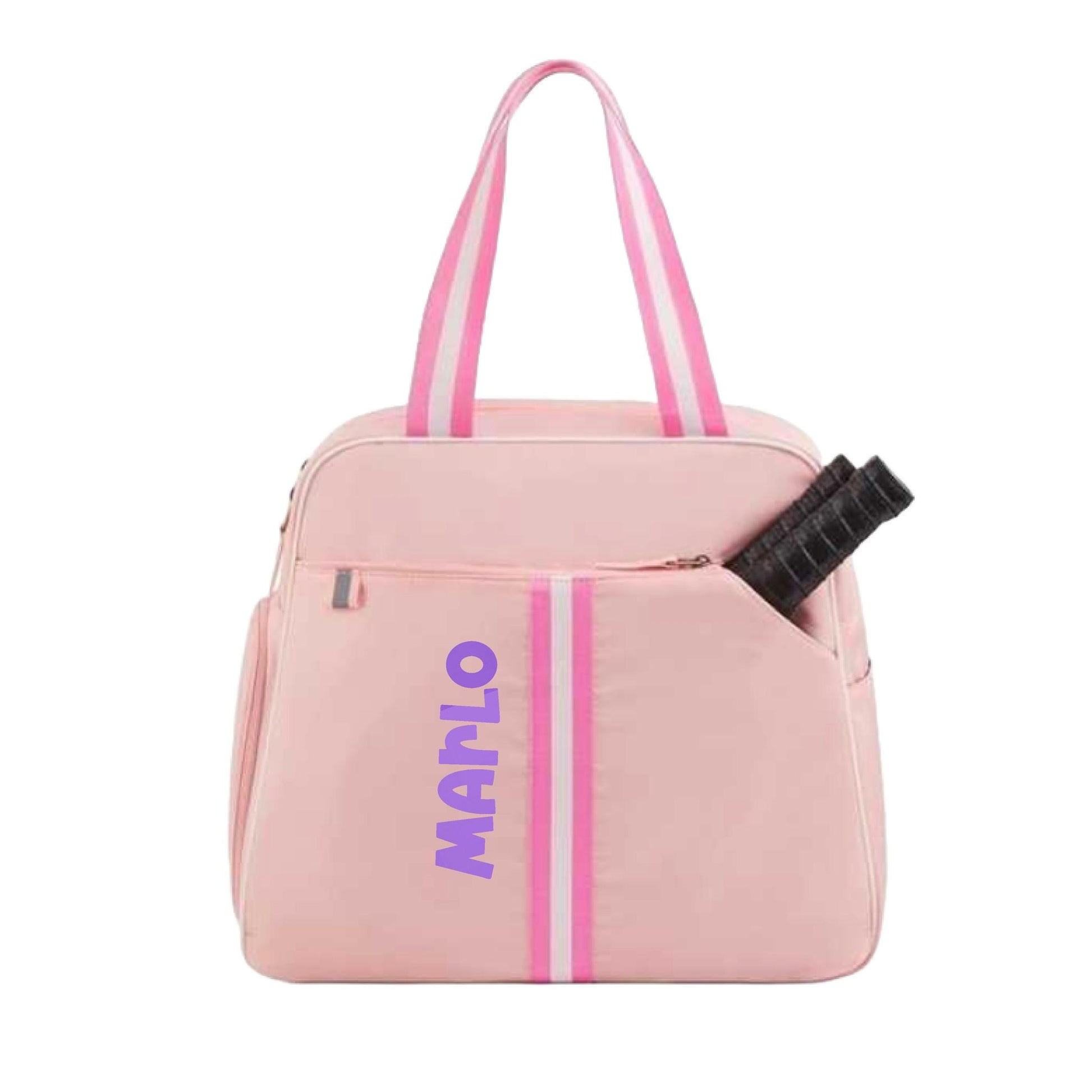"Timeless" Pink Pickleball Bag (Free Customization) | Pickleball Sports Bag | Medium Size Court Bag