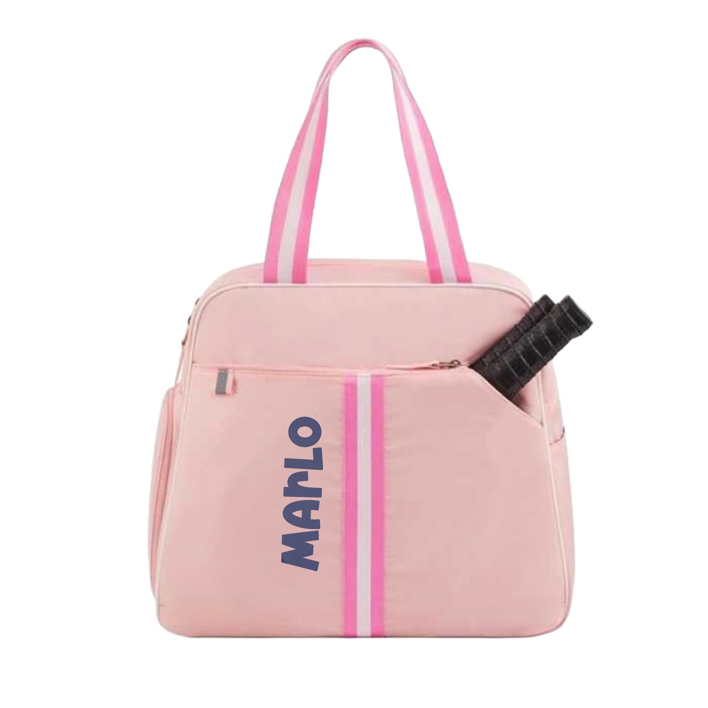 "Timeless" Pink Pickleball Bag (Free Personalization) | Pickleball Sports Bag | Medium Size Court Bag