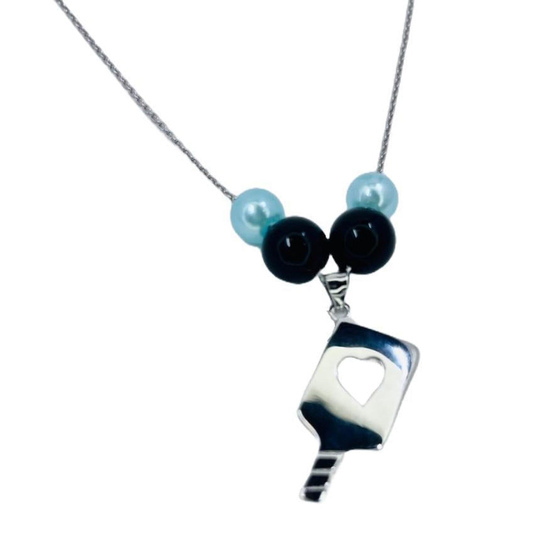 Tiny Sterling Silver Pickleball Paddle Necklace | Pickleball Jewelry | Fun Pickleball Gifts
