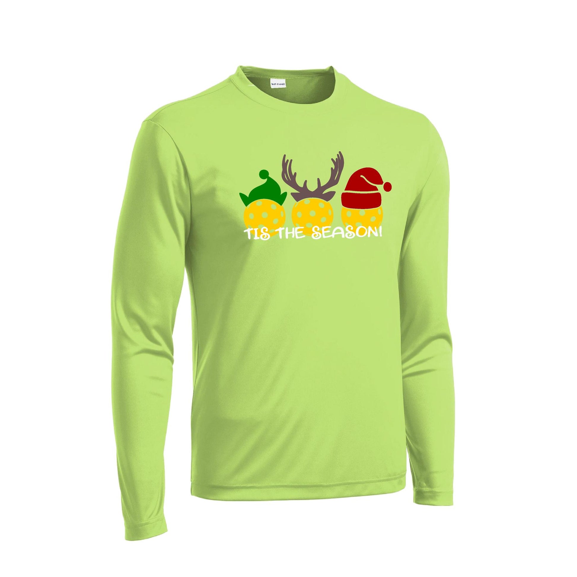 Tis The Season | Men's Long Sleeve Athletic Performance T- | 100% Polyester