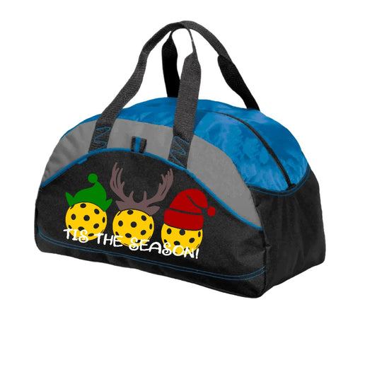 Tis the Season | Pickleball Sports Duffel | Medium Size Court Bag