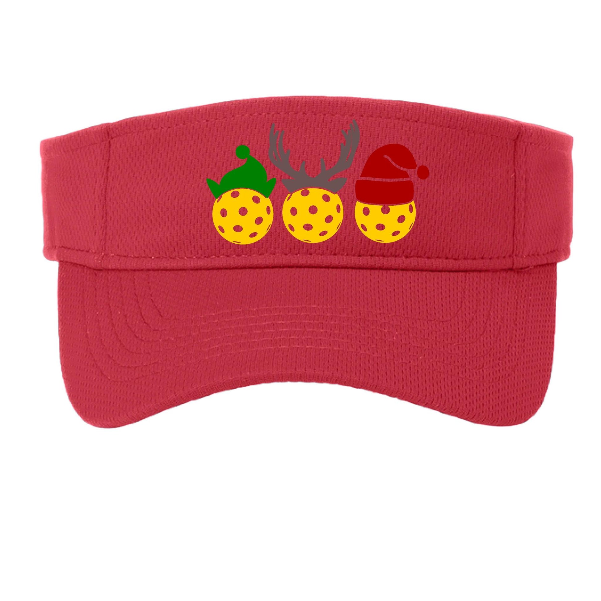 Tis the Season | Pickleball Visors | Moisture Wicking 100% Polyester