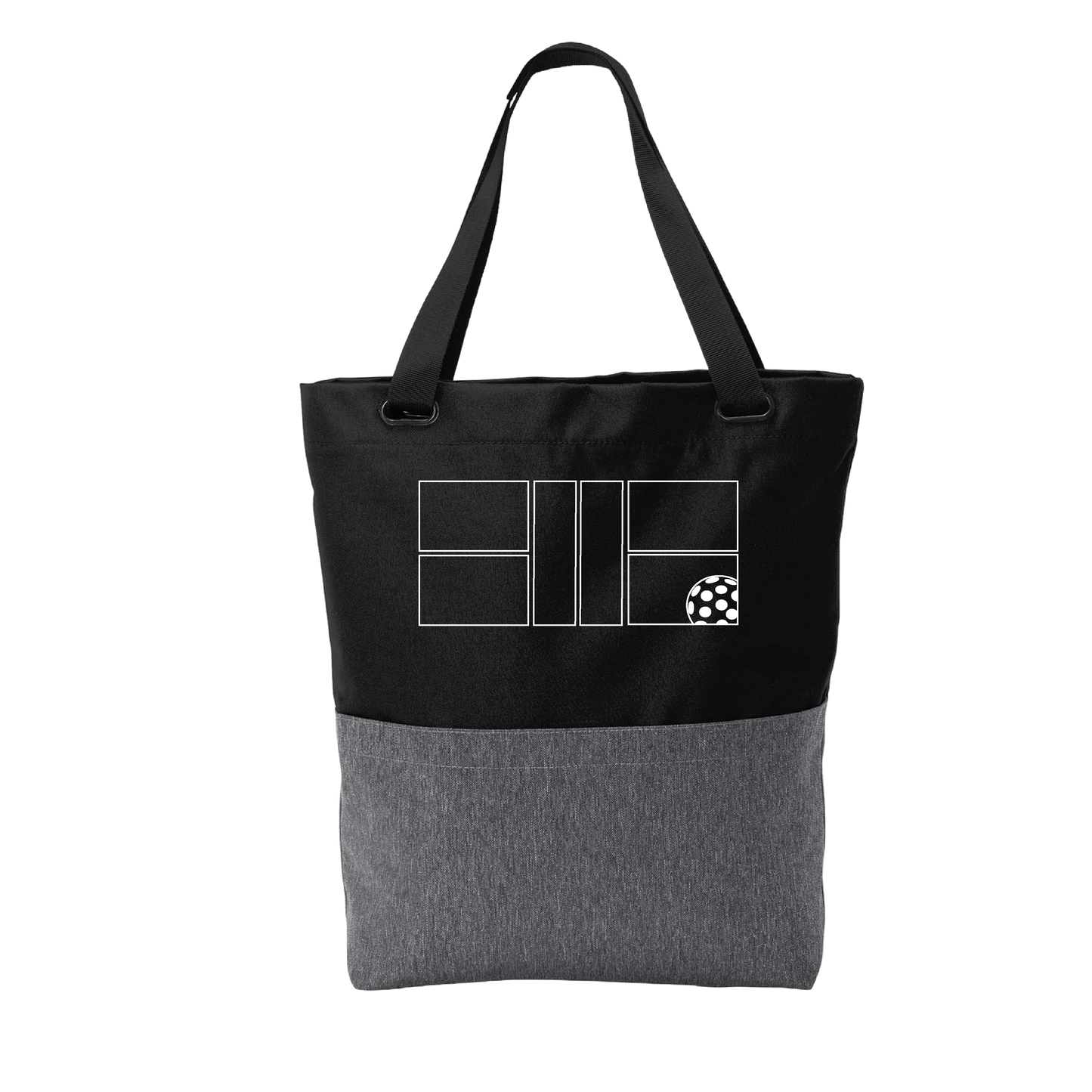 Pickleball Court | Pickleball Sports Convertible Tote Bag | Medium Size Court Tote Bag