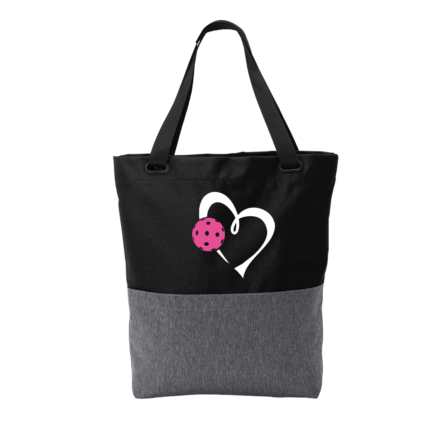 Love Pickleball (Pink Or Purple) | Pickleball Sports Convertible Tote Bag | Medium Size Court Tote Bag