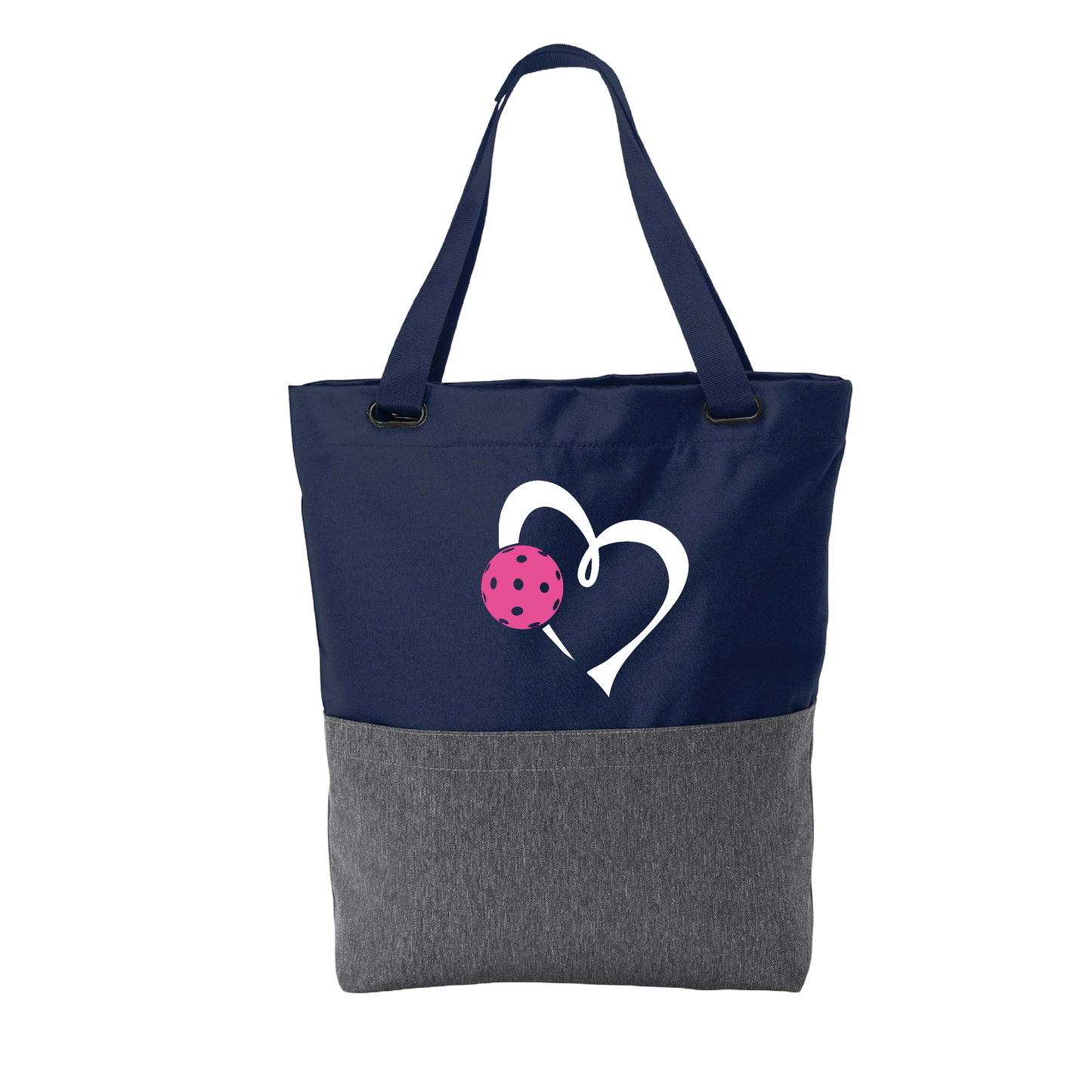 Love Pickleball (Pink Or Purple) | Pickleball Sports Convertible Tote Bag | Medium Size Court Tote Bag