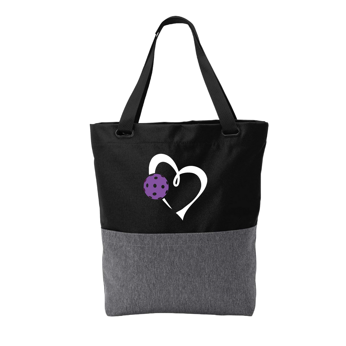 Love Pickleball (Pink Or Purple) | Pickleball Sports Convertible Tote Bag | Medium Size Court Tote Bag