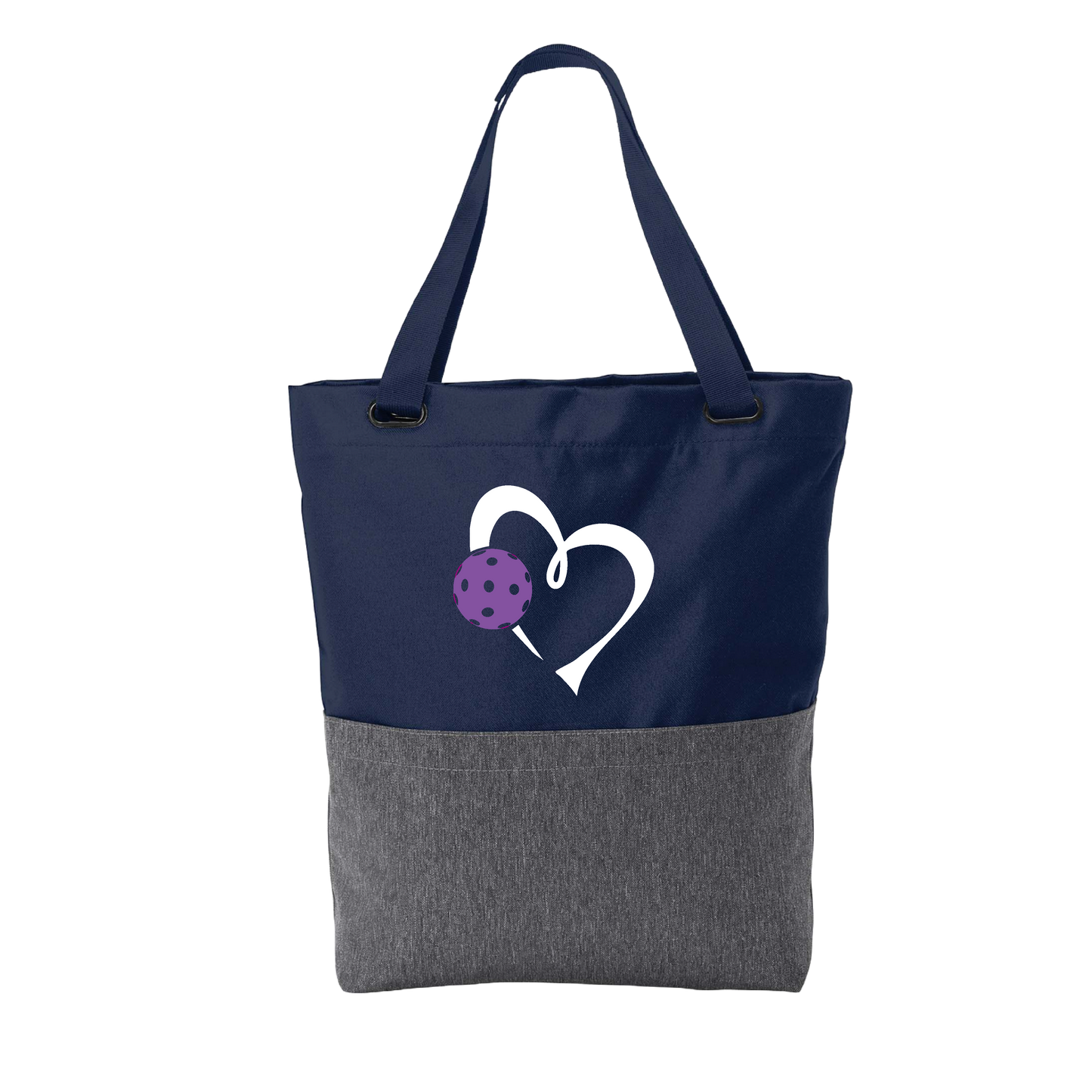 Love Pickleball (Pink Or Purple) | Pickleball Sports Convertible Tote Bag | Medium Size Court Tote Bag