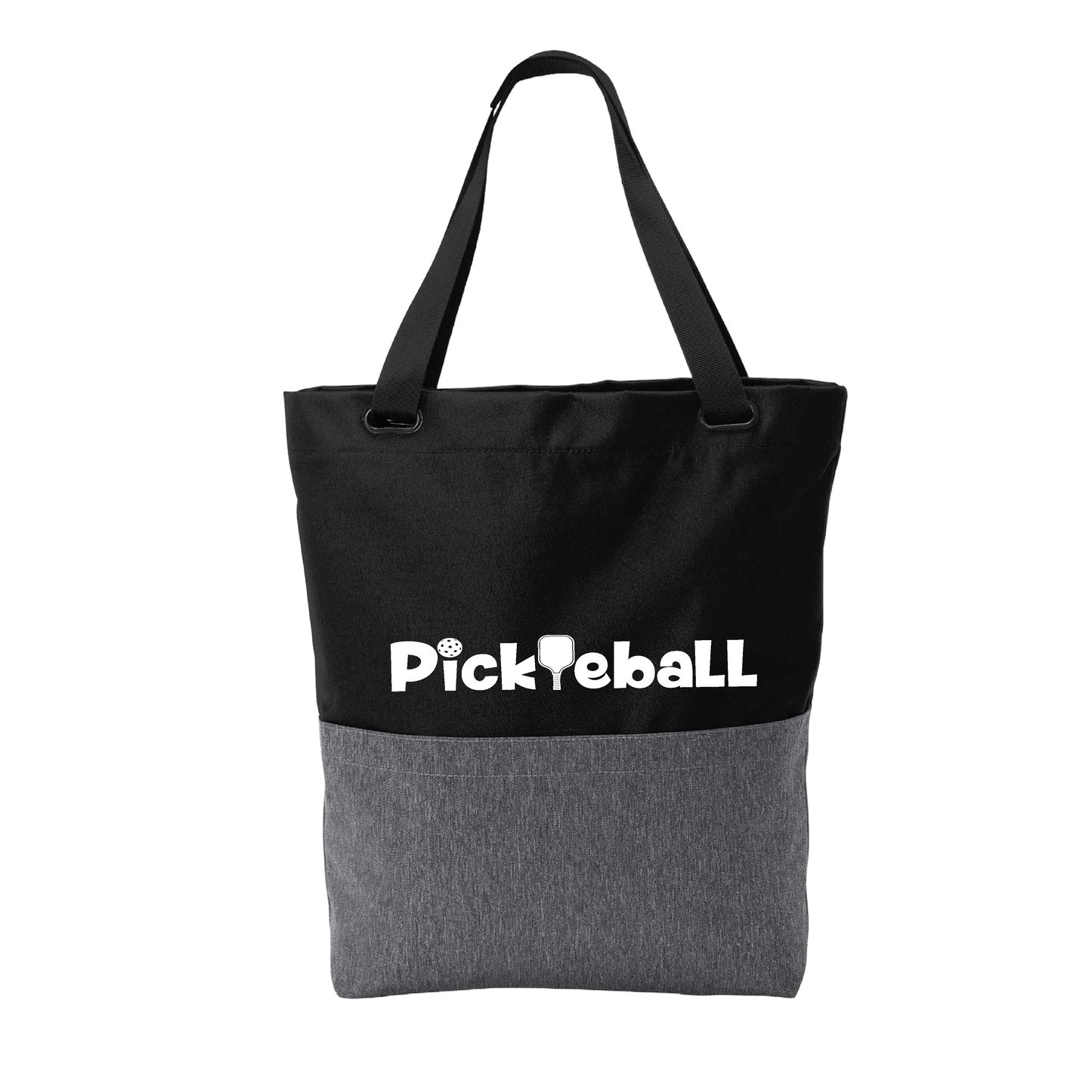 Pickleball (Horizontal) | Pickleball Sports Convertible Tote Bag | Medium Size Court Tote Bag