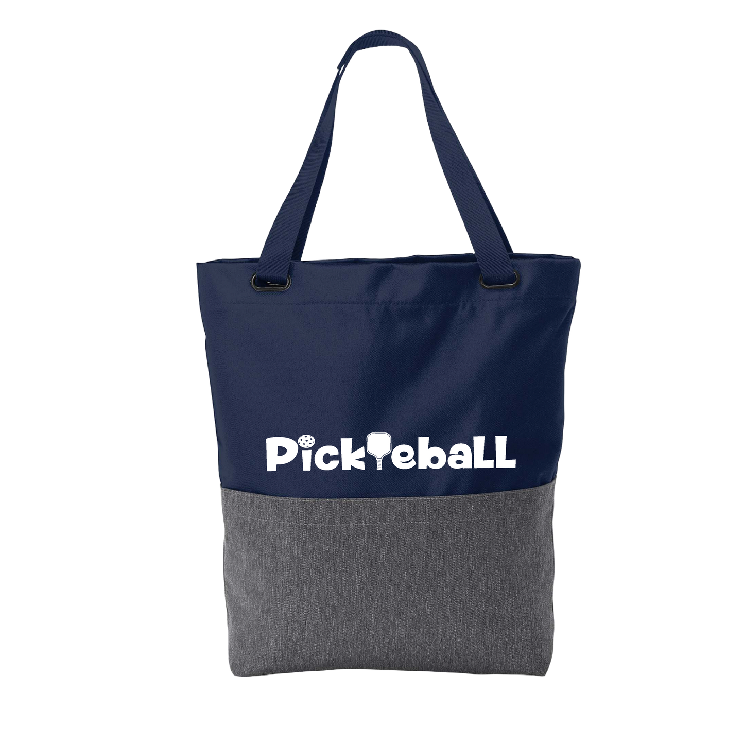 Pickleball (Horizontal) | Pickleball Sports Convertible Tote Bag | Medium Size Court Tote Bag