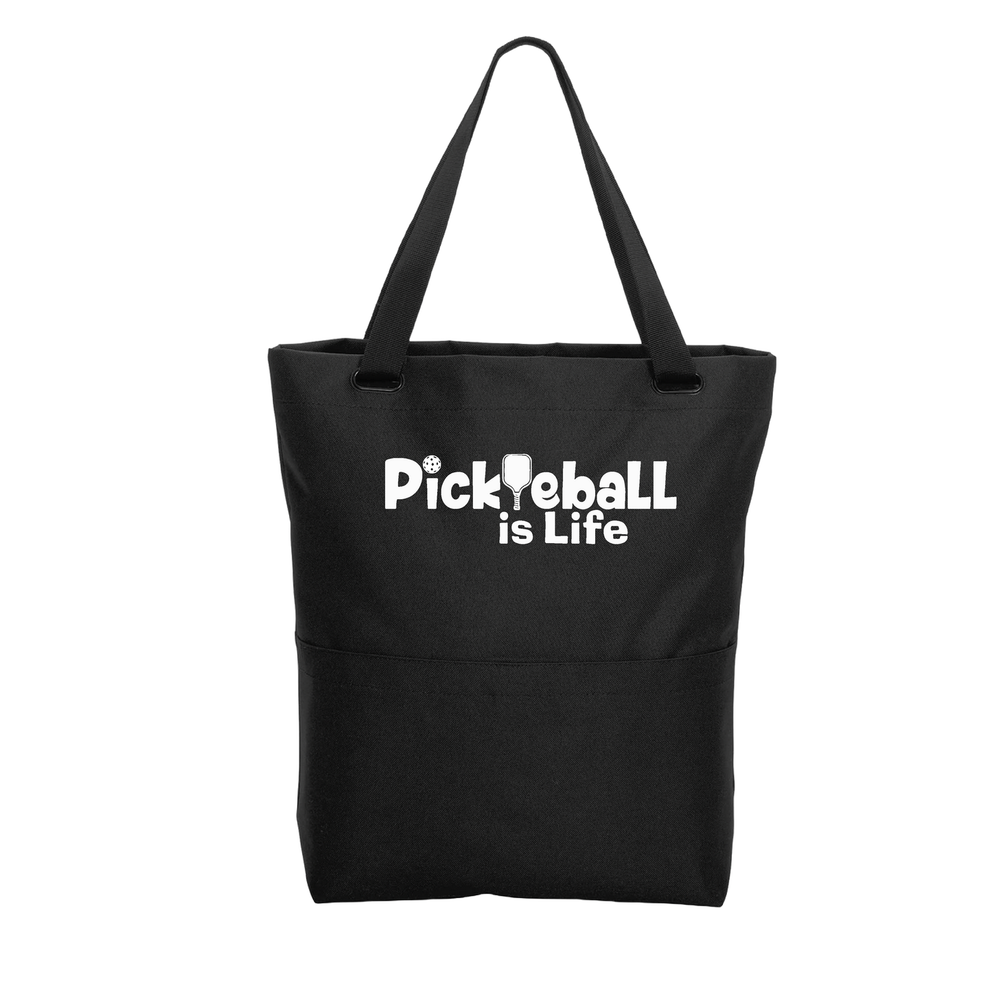 Pickleball Is Life | Pickleball Sports Convertible Tote Bag | Medium Size Court Tote Bag