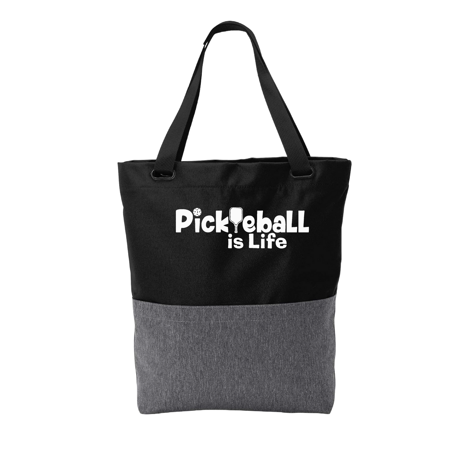 Pickleball Is Life | Pickleball Sports Convertible Tote Bag | Medium Size Court Tote Bag