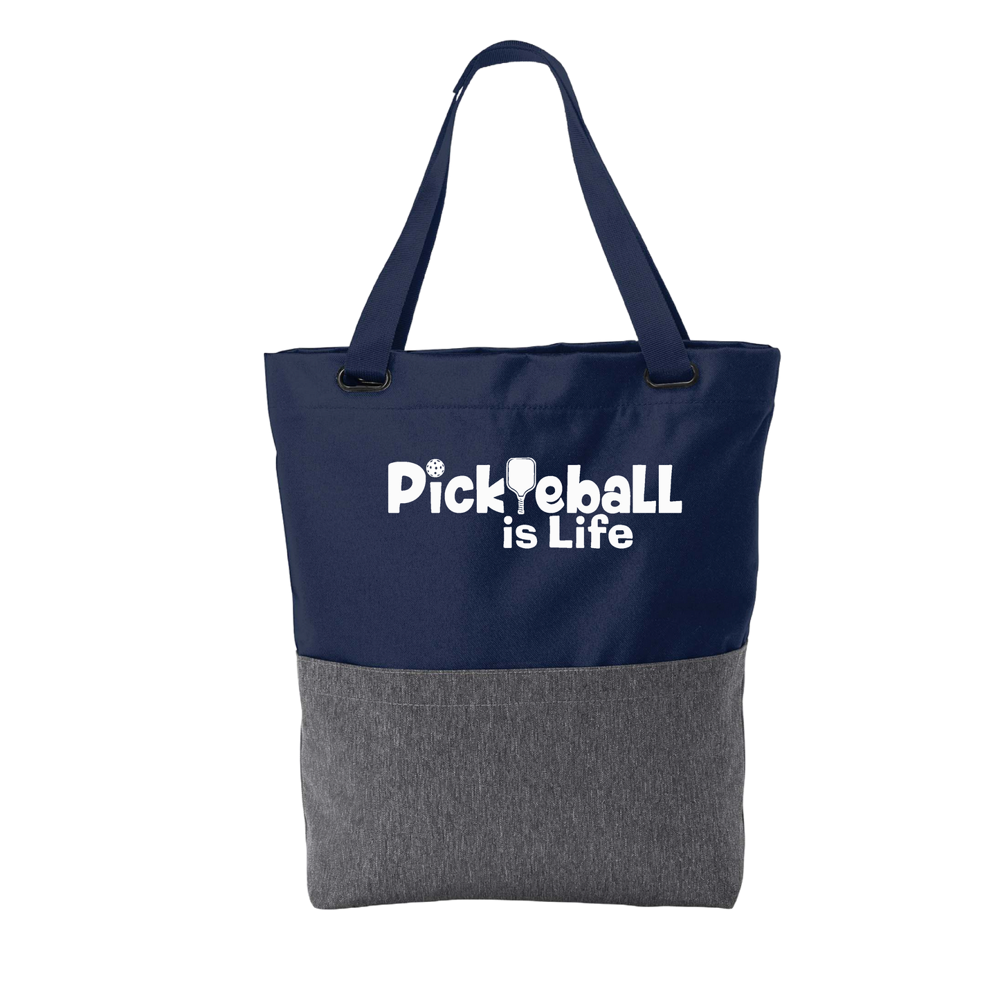 Pickleball Is Life | Pickleball Sports Convertible Tote Bag | Medium Size Court Tote Bag