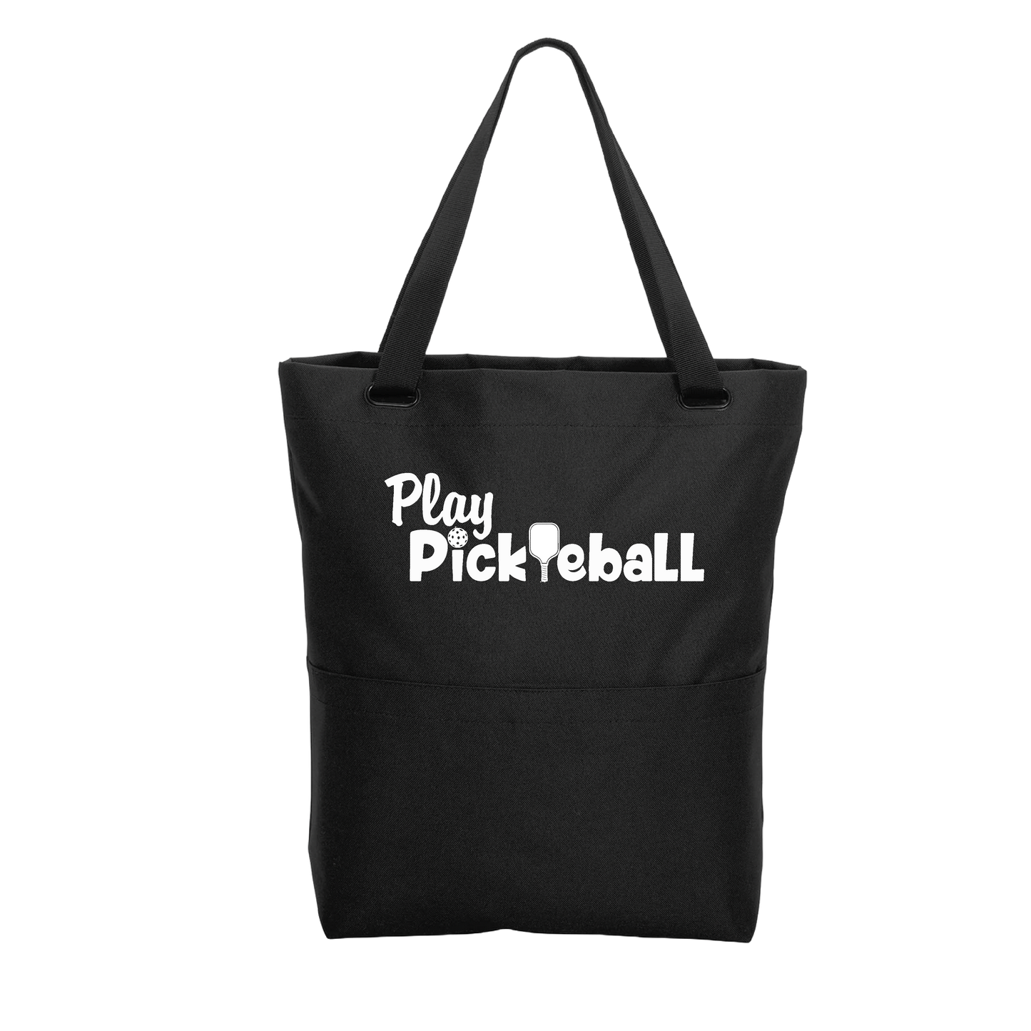 Play Pickleball | Pickleball Sports Convertible Tote Bag | Medium Size Court Tote Bag