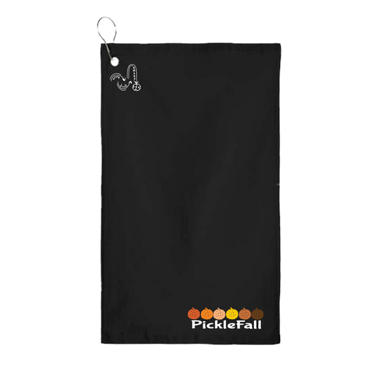 Picklefall | Pickleball Court Towels | Grommeted 100% Cotton Terry Velour