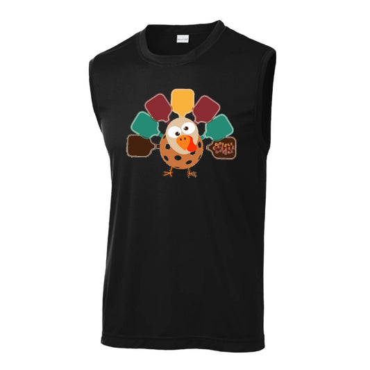 Turkey Pickleball | Men's Sleeveless Athletic Performance T-Shirt | 100% Polyester