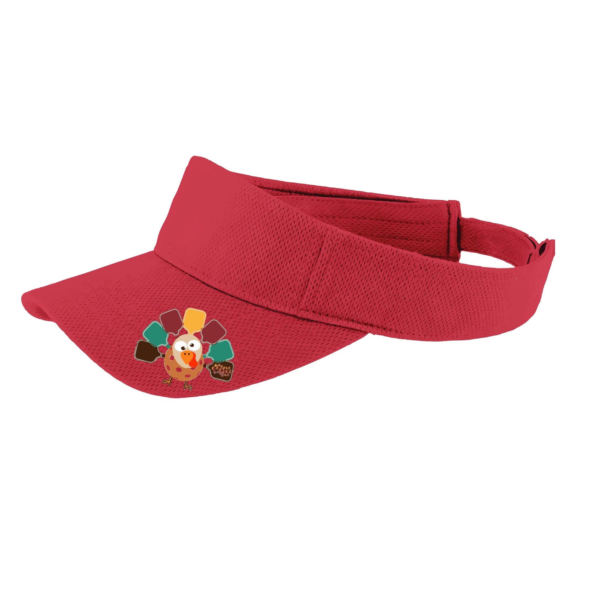 Turkey Pickleball | Pickleball Visors | Moisture Wicking 100% Polyester