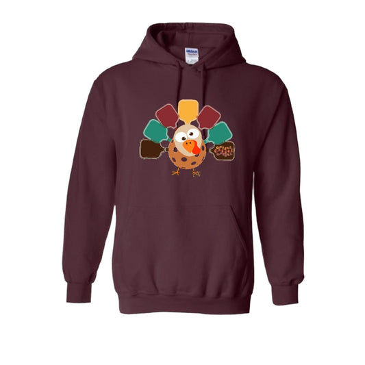 Turkey Pickleball | Unisex Hoodie Athletic Sweatshirt | 50% Cotton/50% Polyester