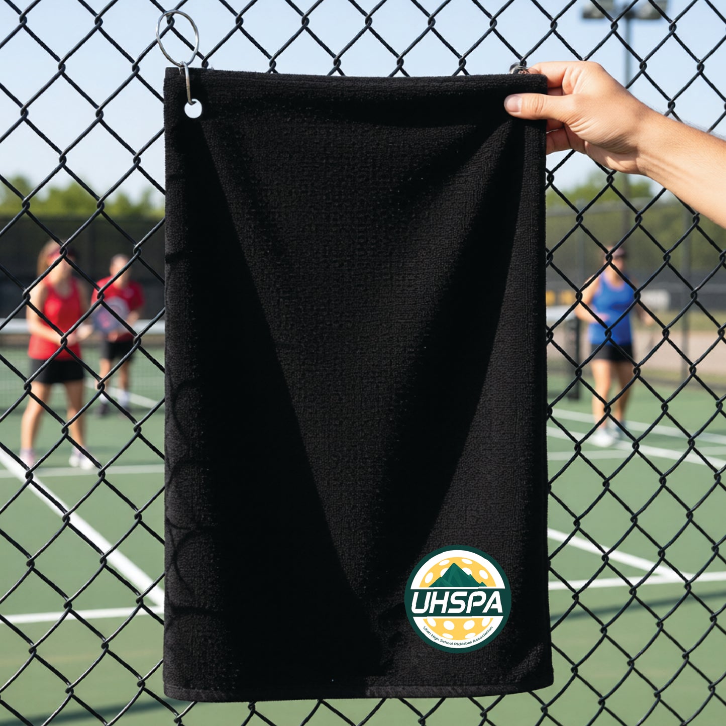UHSPA Pickleball Court Towels | Grommeted 100% Cotton Terry Velour