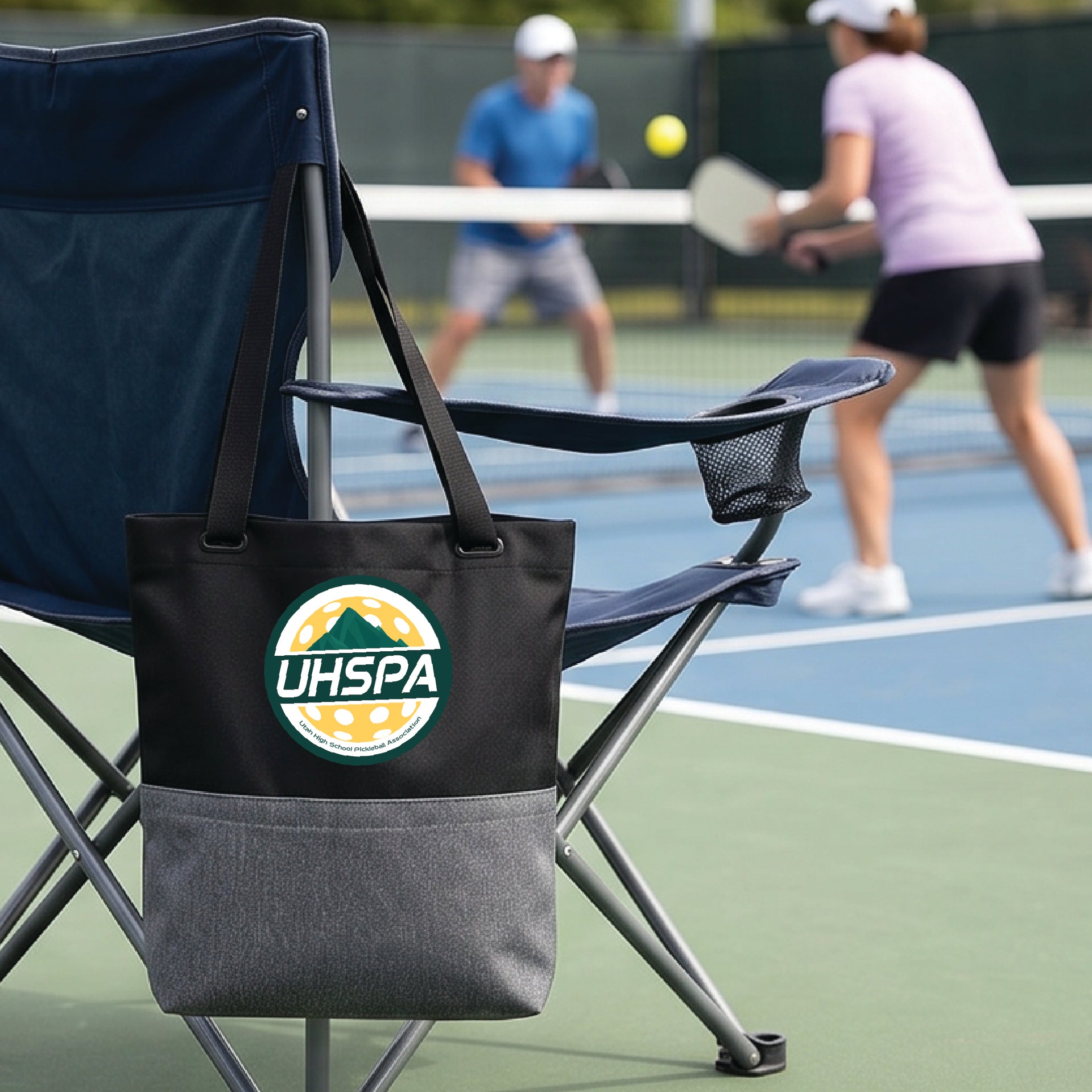 UHSPA Pickleball Tote Bag, Sports Tote for Pickleball Players, Pickleball Gift, Court Carryall, Pickleball Team Gift