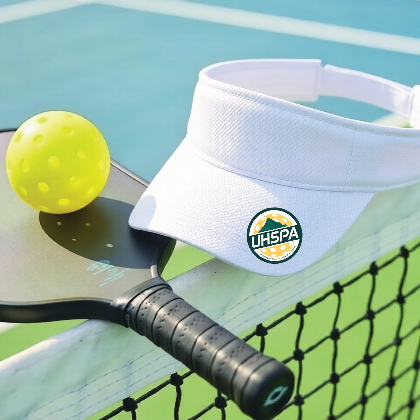 UHSPA Pickleball Visors | Moisture Wicking 100% Polyester