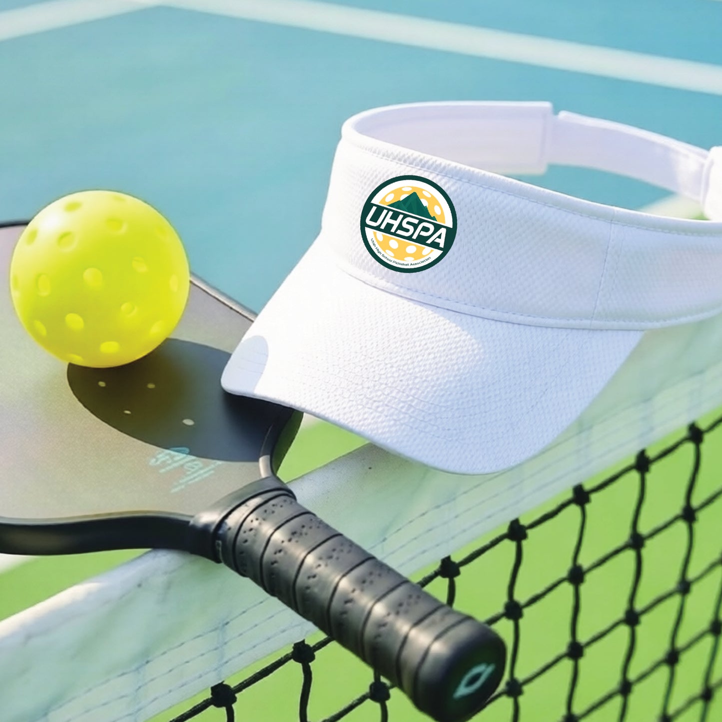 UHSPA Pickleball Visors | Moisture Wicking 100% Polyester