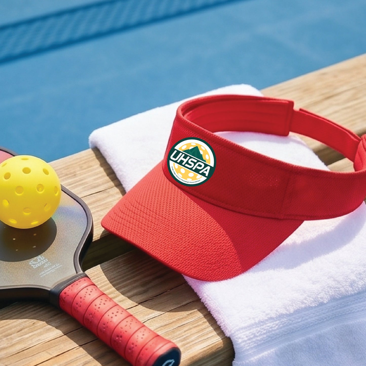 UHSPA Pickleball Visors | Moisture Wicking 100% Polyester