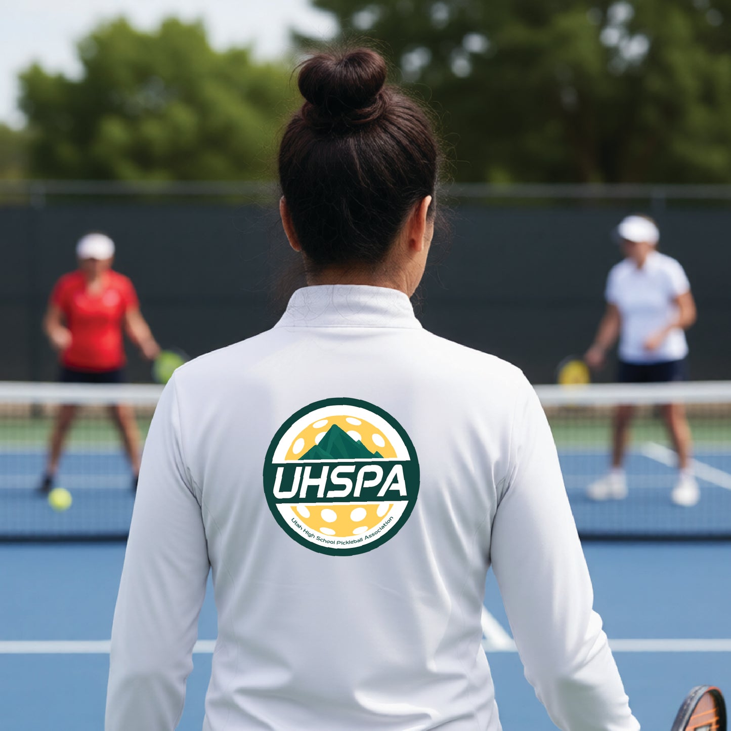 UHSPA Pickleball Women's 1/4 Zip Performance Pullover Shirts | 100% Polyester