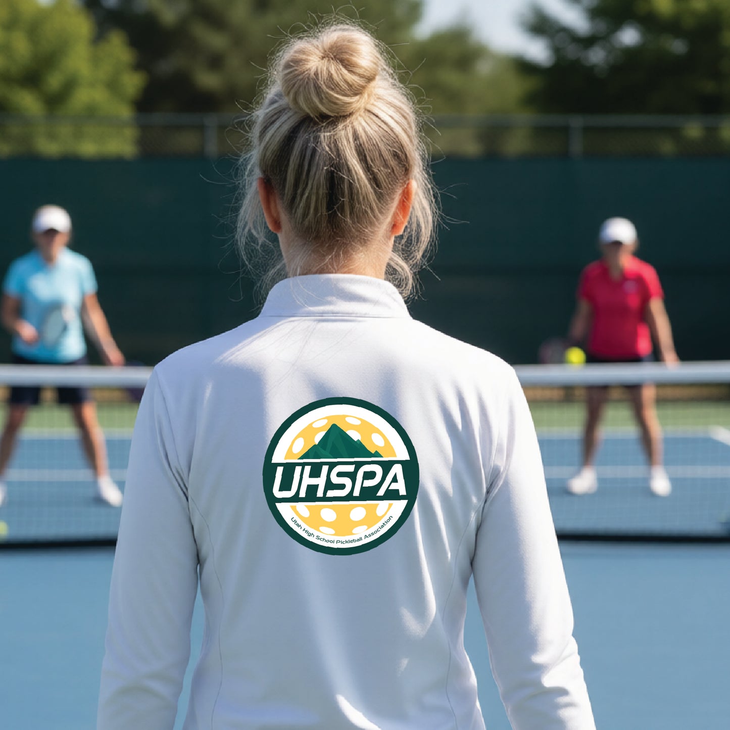 UHSPA Pickleball Women's 1/4 Zip Performance Pullover Shirts | 100% Polyester