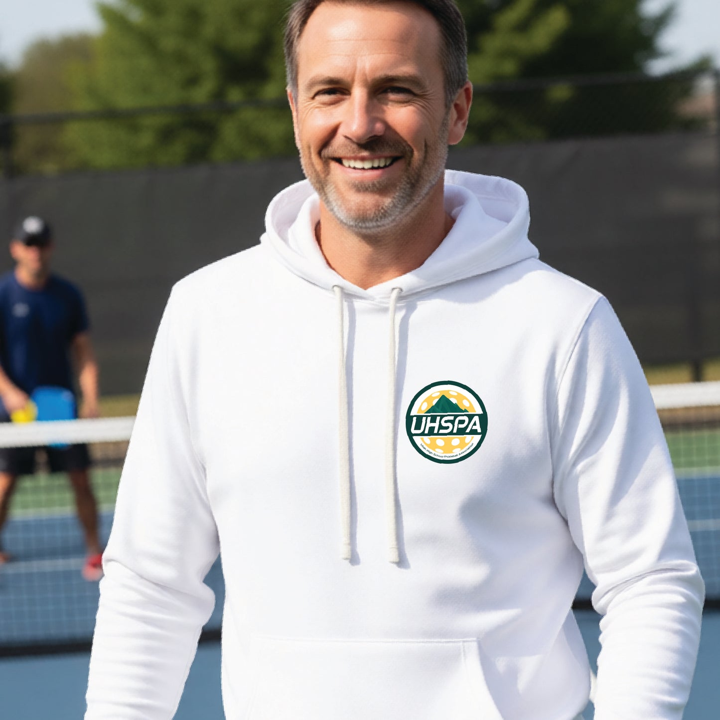 UHSPA Unisex Hoodie Athletic Pickleball Sweatshirt | 50% Cotton/50% Polyester