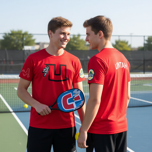 Uintah High USHPA | Men's Short Sleeve Crewneck T-Shirts | 100% Polyester